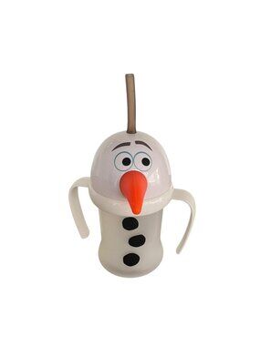 Disney Store Frozen Olaf Kids Cup with Straw